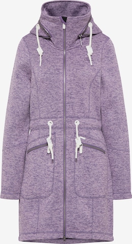 Veste en polaire ICEBOUND en violet : devant