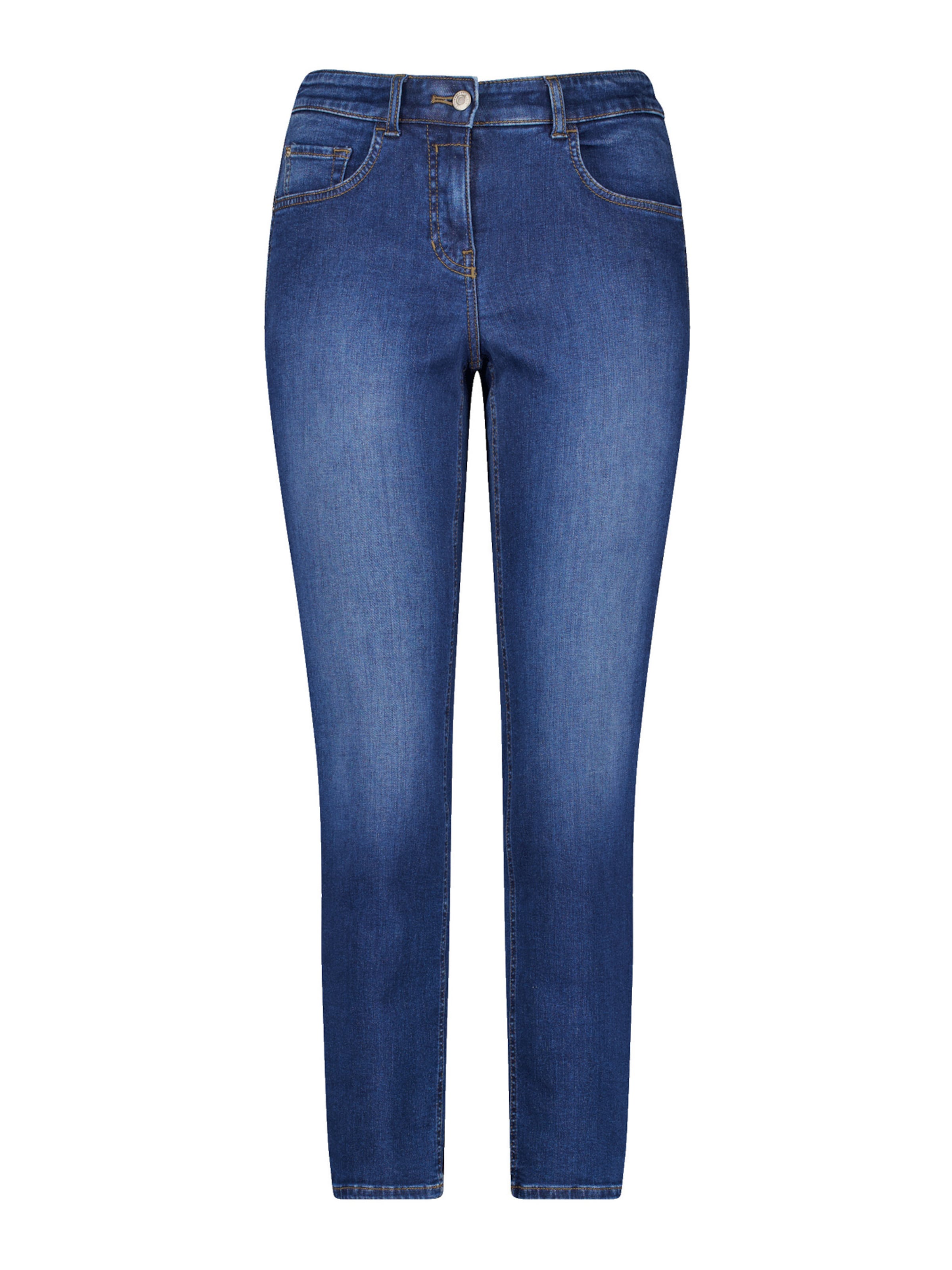 GERRY WEBER Liibuv Teksapüksid, värv sinine: eest vaates