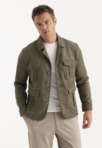 Felix Hardy Between-season jacket in Green: front