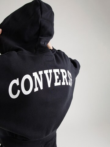 CONVERSE Sweatjacka 'Retro' i svart