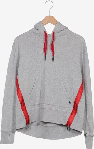 HUGO Sweatshirt & Zip-Up Hoodie in XS in Grey: front