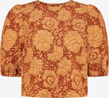 Shiwi - Blusa 'Santa' em laranja: frente