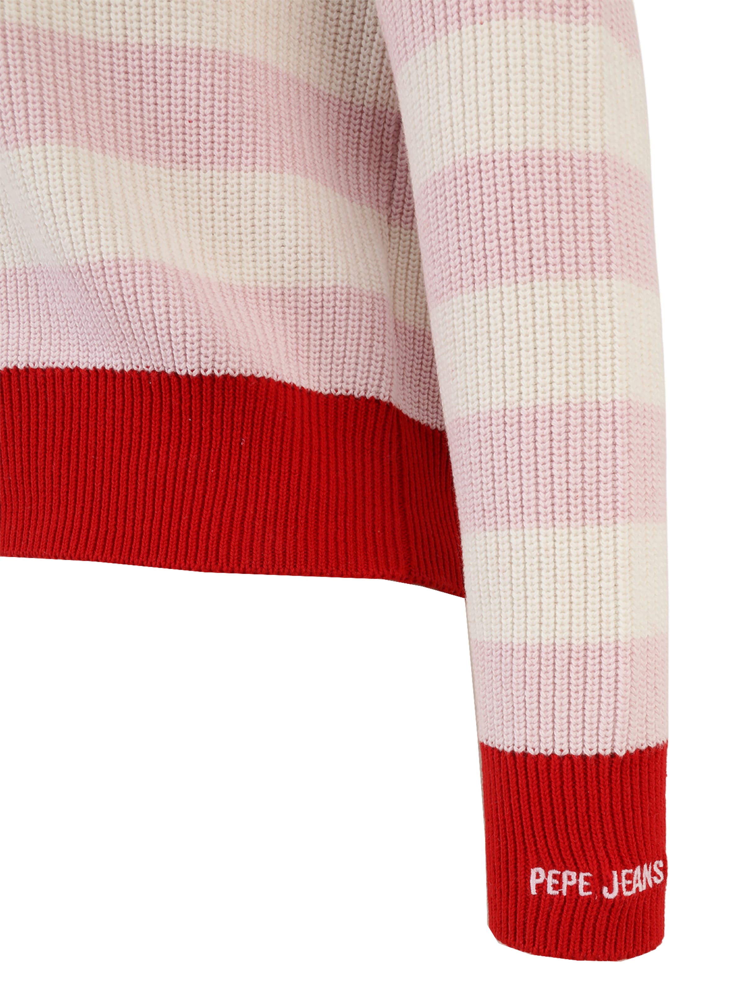 Geacă tricotată 'Kimma' de la Pepe Jeans pe roșu