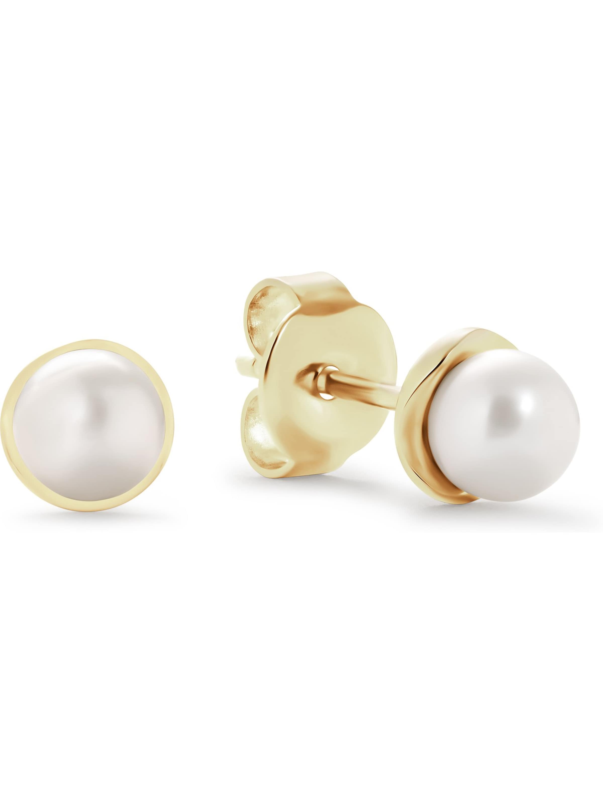 CHRIST Ohrringe in Gold: Vorderseite