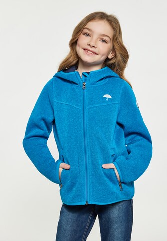 Schmuddelwedda Fleece jas in Blauw: voorkant