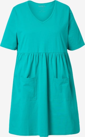 Robe Ulla Popken en vert : devant