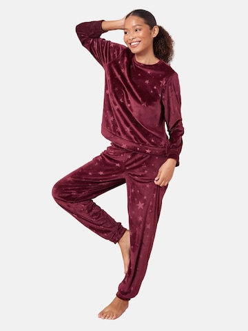 Friends Like These Pajama in Red: front