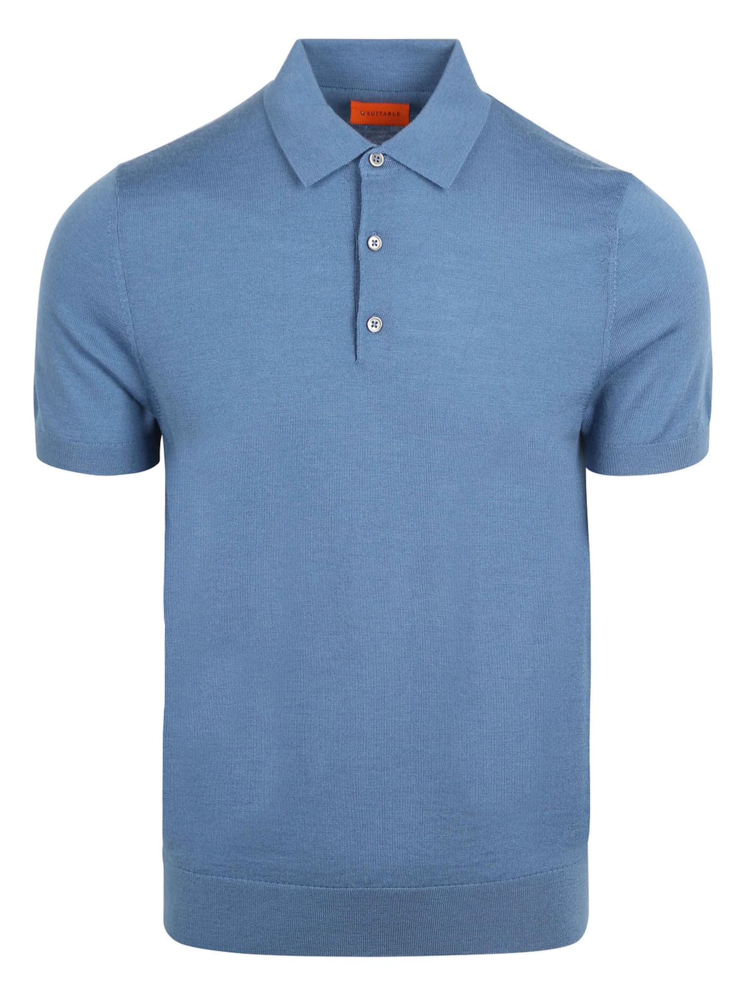 Suitable Shirt in Blauw: voorkant