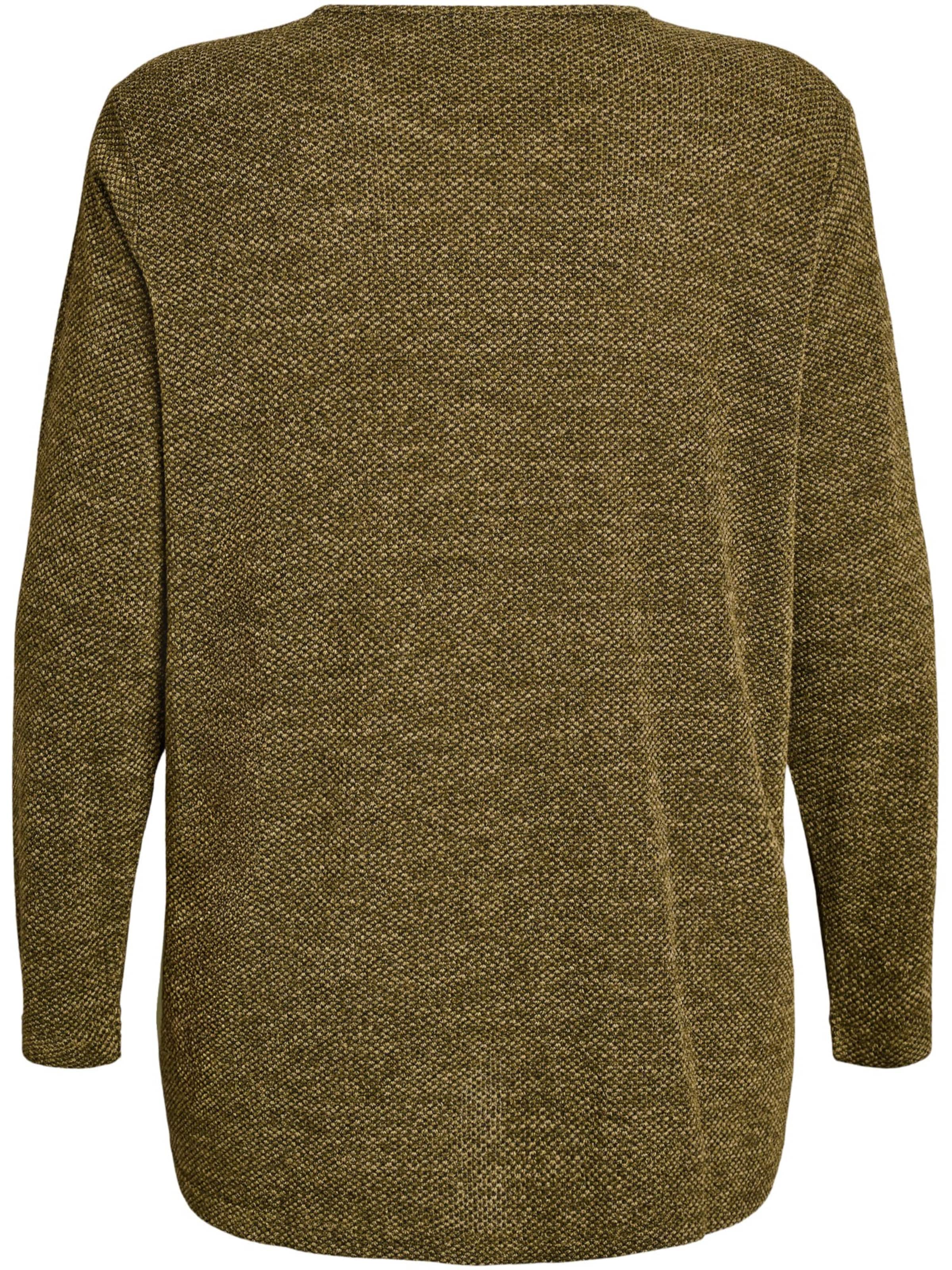 Zizzi Shirt 'Cavig' in Groen