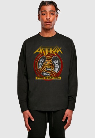 Merchcode Shirt 'Anthrax - State Of Euphoria' in Zwart: voorkant