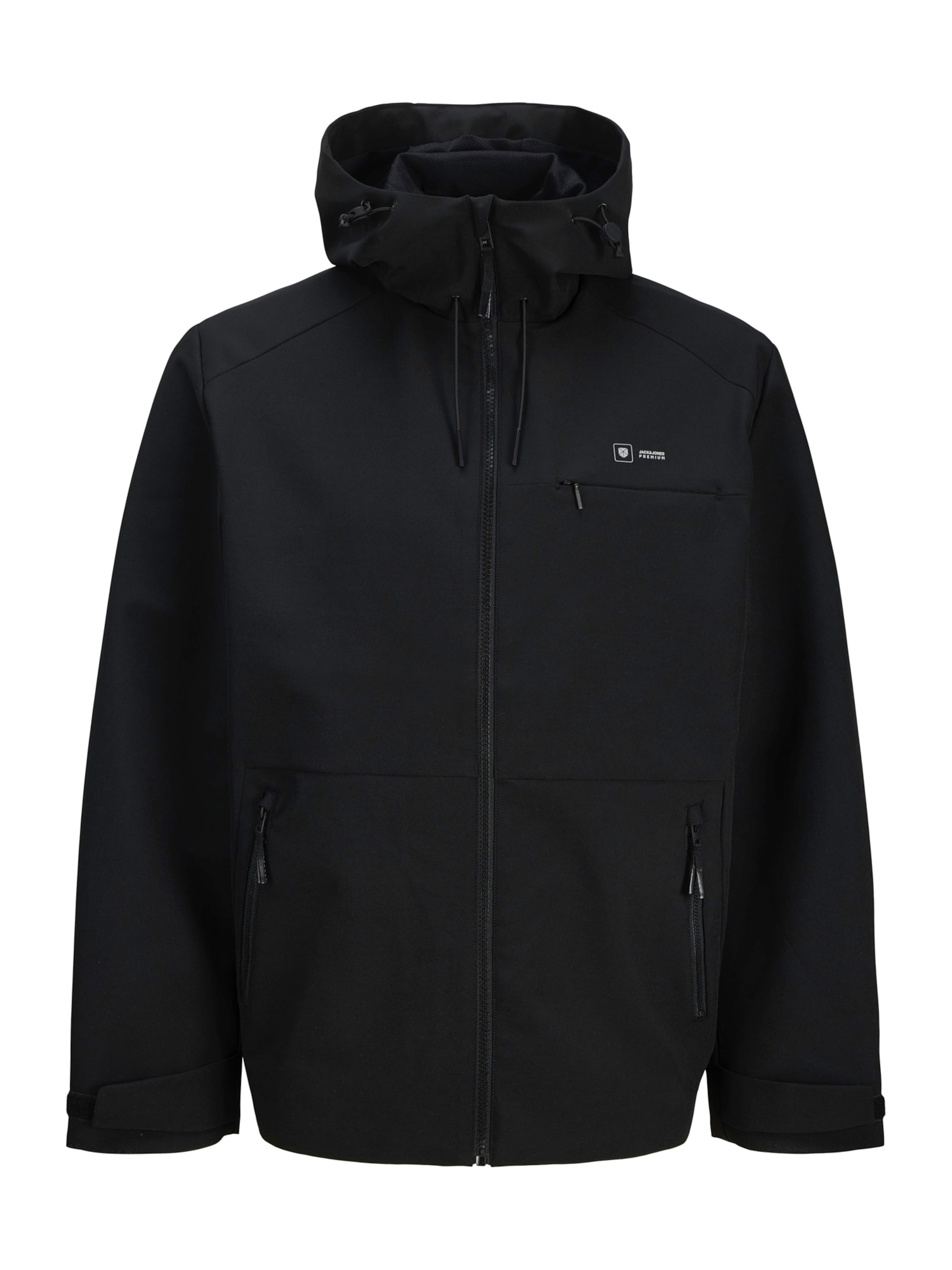 JACK & JONES Övergångsjacka 'JPRBLAASPEN' i svart: framsida