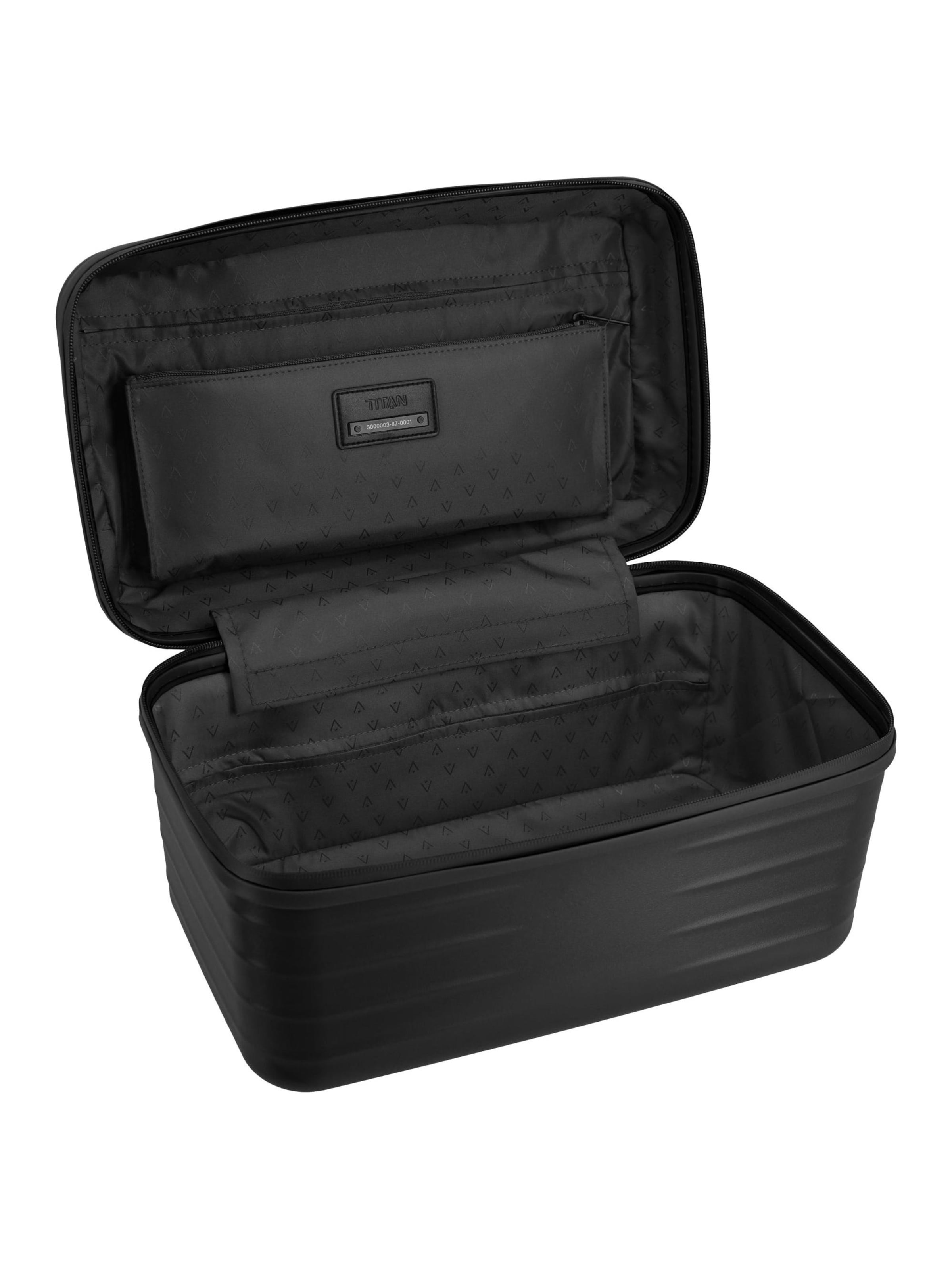 TITAN Kosmetiktasche 'UPGRADE'‌‌‌‌ in Schwarz