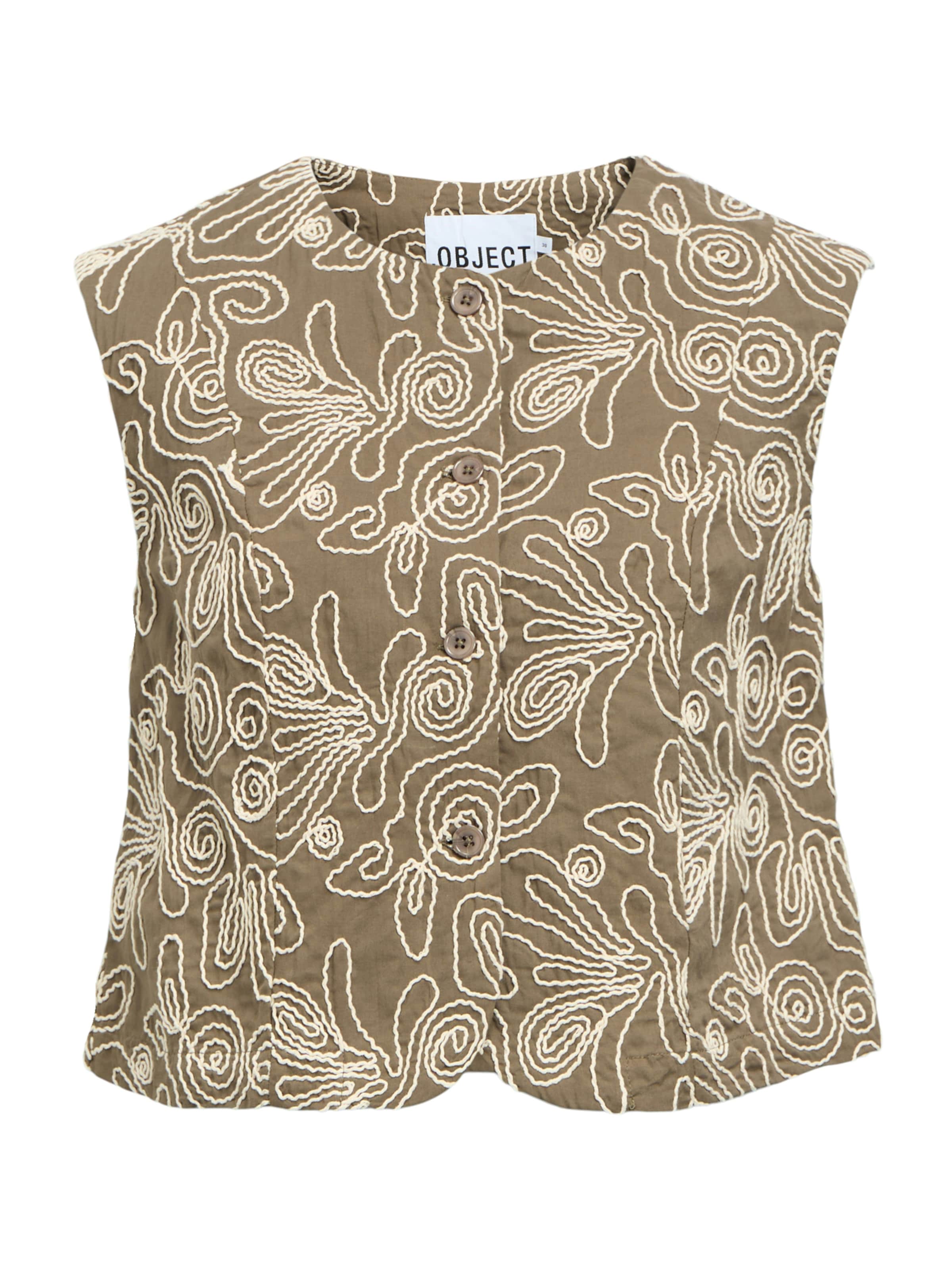 OBJECT Brezrokavnik 'OBJKERRY' | bež barva: sprednja stran