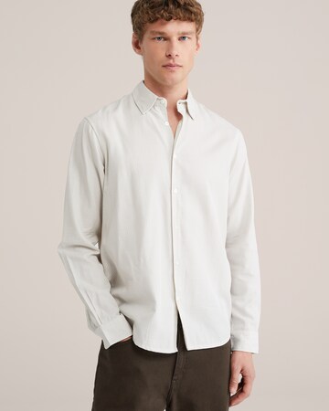 WE Fashion Средняя посадка Рубашка в Бежевый