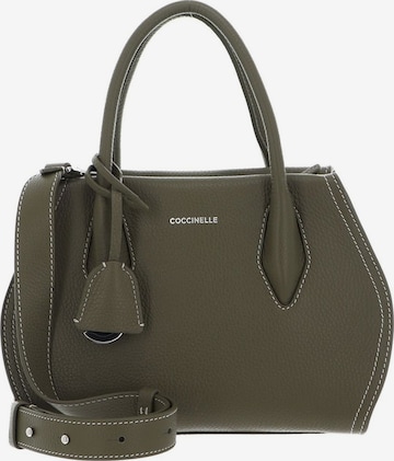 Coccinelle Handtas 'Coccinelle Lord leather crossbody bag' in Groen: voorkant
