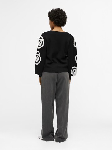 OBJECT Sweater 'OBJINDA' in Black