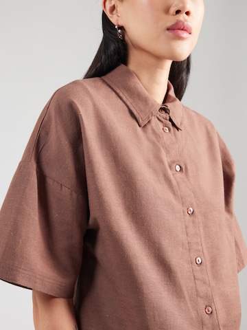 Chemisier Tally Weijl en marron