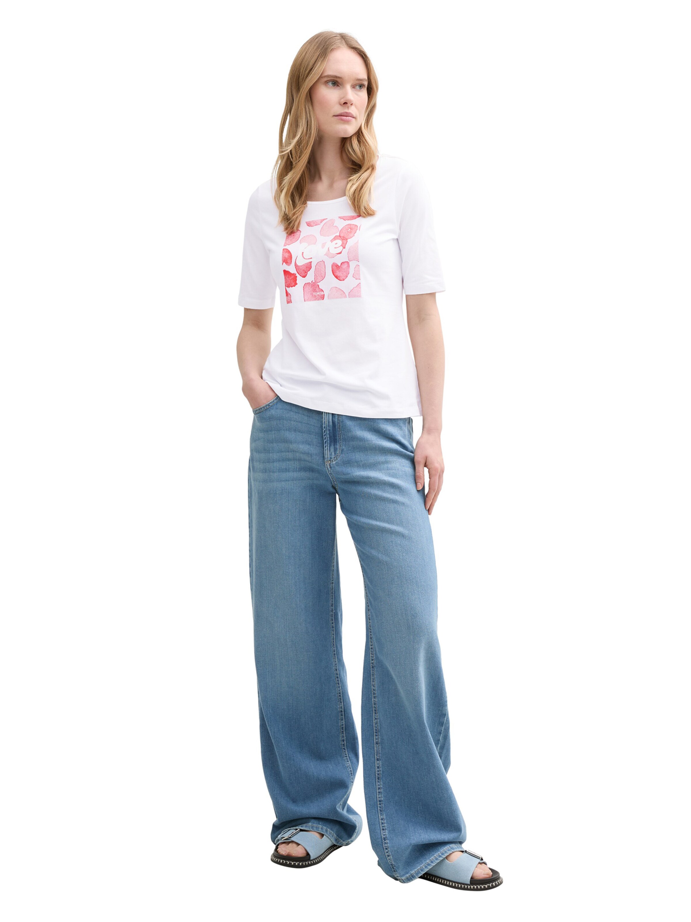 TOM TAILOR Shirts i hvid