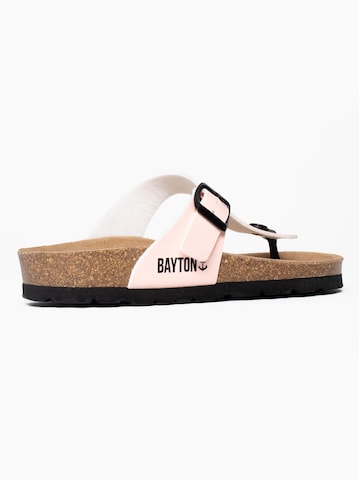 Bayton T-bar sandals in Pink