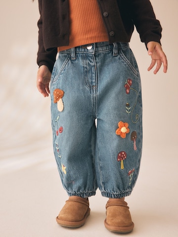 Next Barrel Jeans in Blue: front