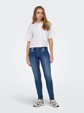 Coupe slim Jean 'ONLDaisy' ONLY en bleu