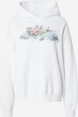 HOLLISTERSweater majica - bijela boja: prednji dio