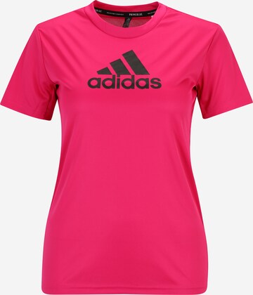 Maglia funzionale 'Primeblue Designed 2 Move Logo' di ADIDAS SPORTSWEAR in rosa: frontale