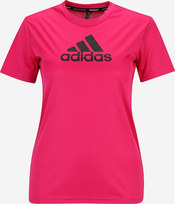 ADIDAS SPORTSWEAR Performance Shirt 'Primeblue Designed 2 Move Logo' in Pink: front