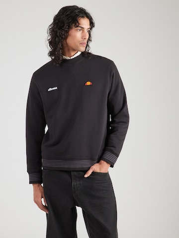 Bluză de molton 'Verazo' de la ELLESSE pe negru: față