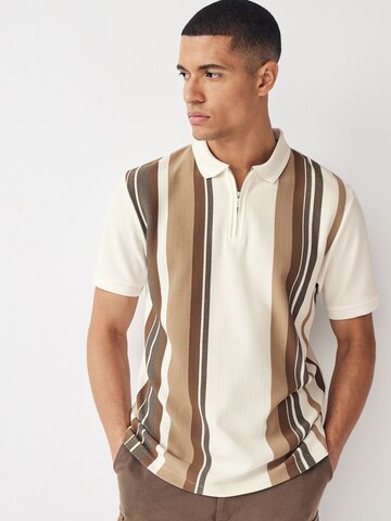 T-Shirt Next en blanc : devant