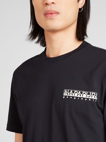 NAPAPIJRI T-Shirt 'S-TAHI' in Schwarz
