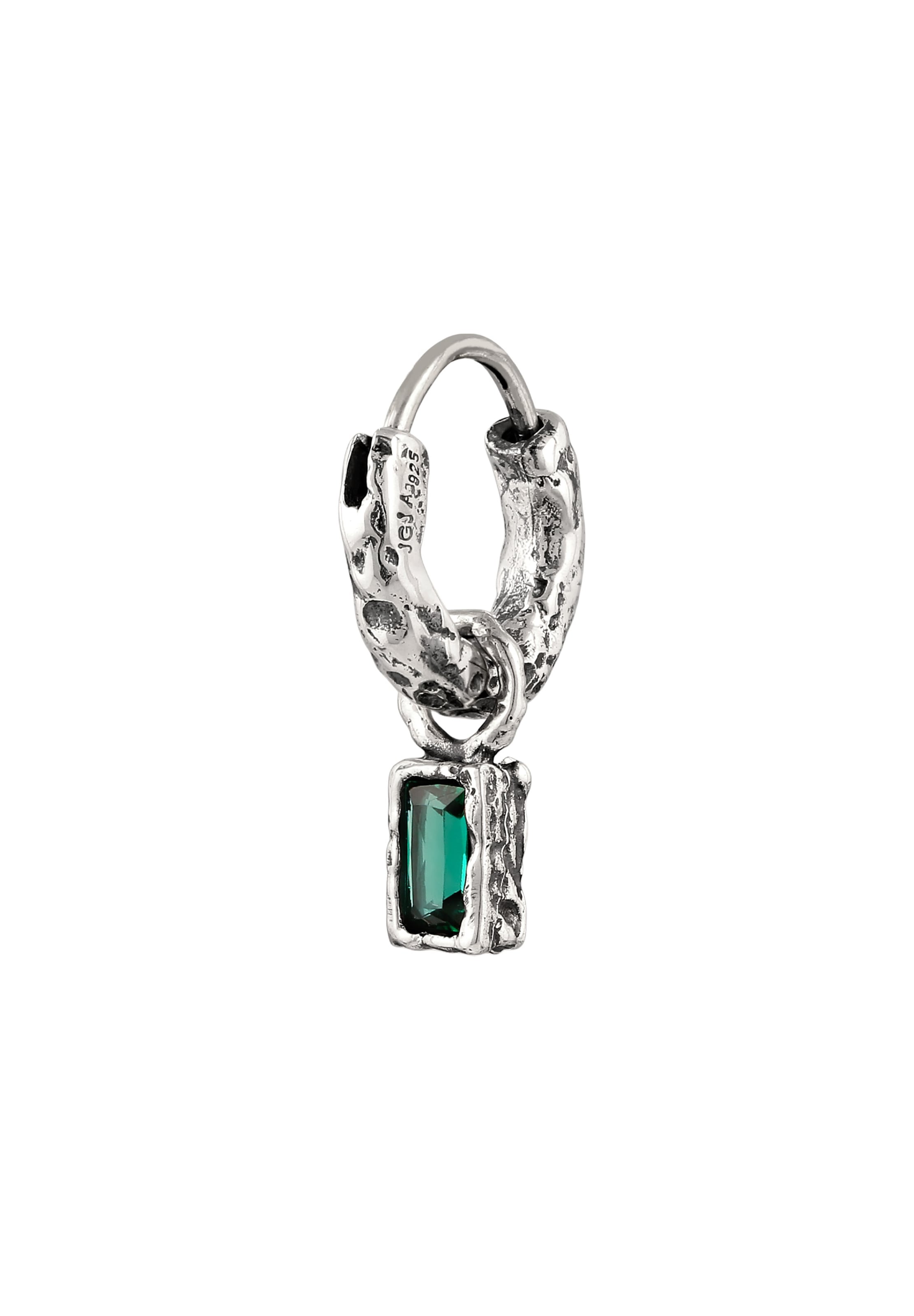 Boucles d'oreilles Haze&Glory en argent : devant