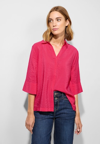 STREET ONE Blouse in Roze: voorkant