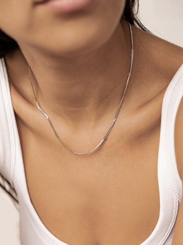 Hey Happiness Kette 'Flux' in Silber: Vorderseite