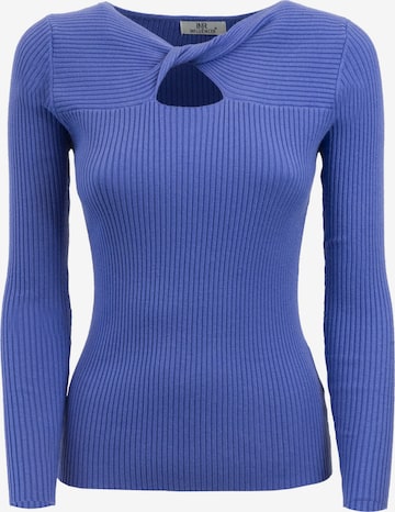 Influencer Pullover in Blau: predná strana