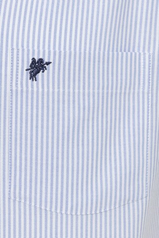 DENIM CULTURE Средняя посадка Рубашка ' IAN ' в Синий