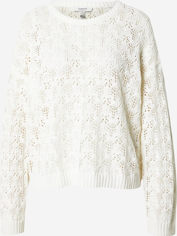 b.young Sweater 'NAJO' in White: front
