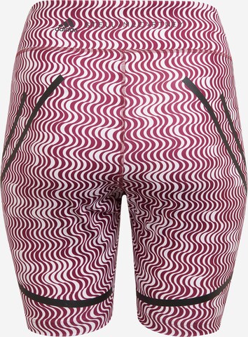 ADIDAS BY STELLA MCCARTNEY Skinny Παντελόνι φόρμας 'Truepurpose Printed Cycling ' σε ροζ