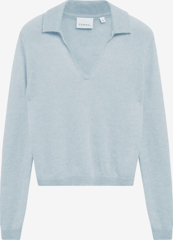 Pull-over COMMA en bleu : devant