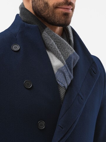 Ombre Between-Seasons Coat 'C501' in Blue