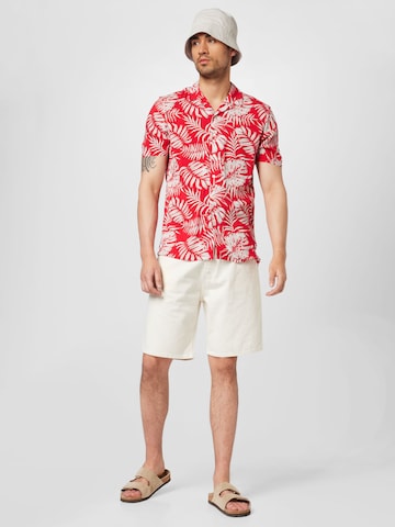 Key Largo Regular fit Риза 'HAVANNA' в червено