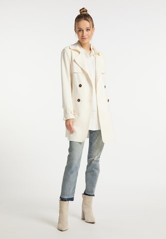 DreiMaster Vintage Between-Seasons Coat in White