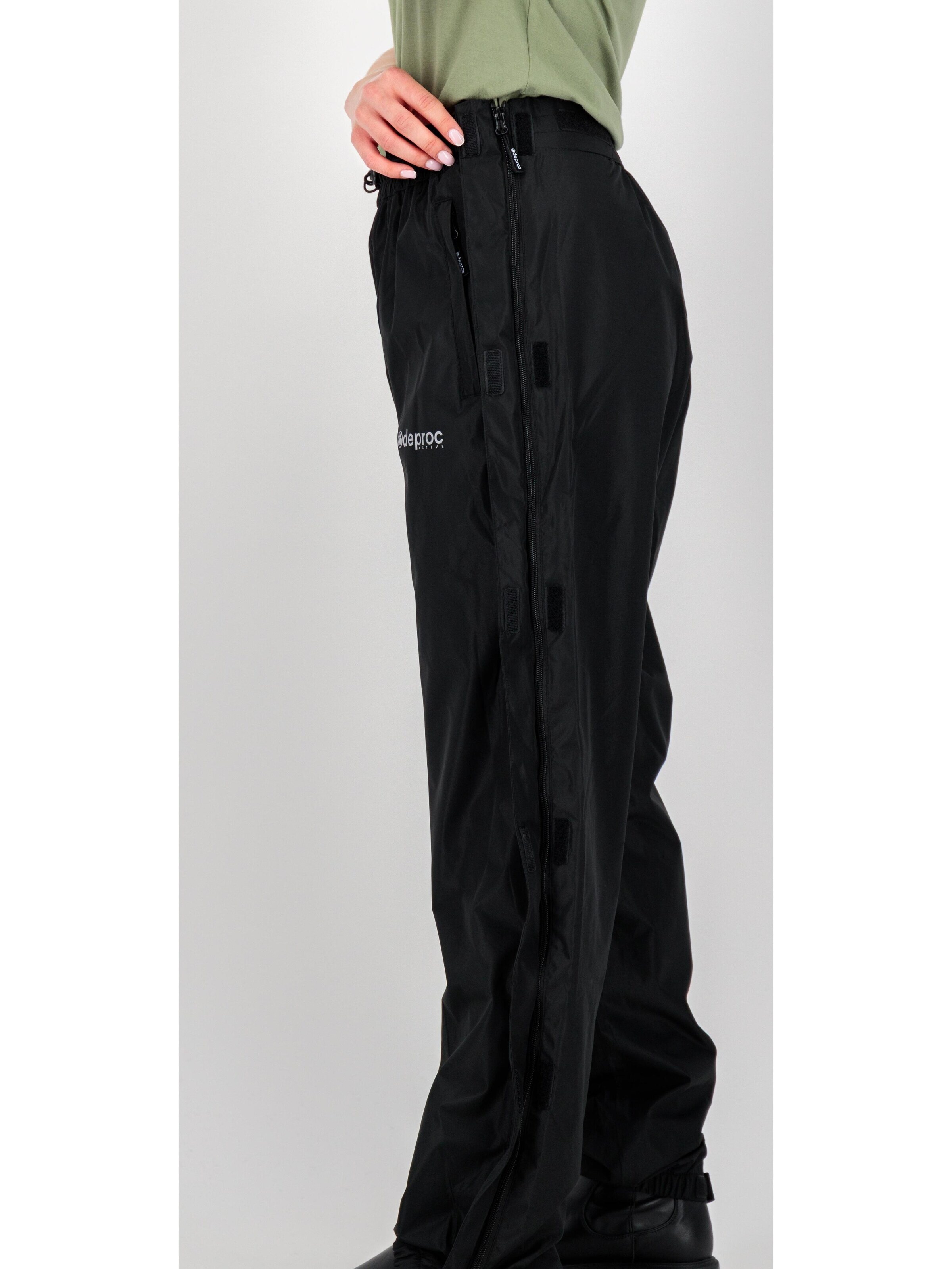 deproc Loosefit Functionele broek 'KORSIKA' in Zwart