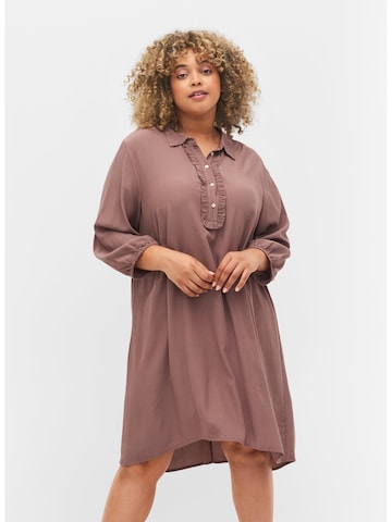 Zizzi Tunic 'XLUCI' in Brown