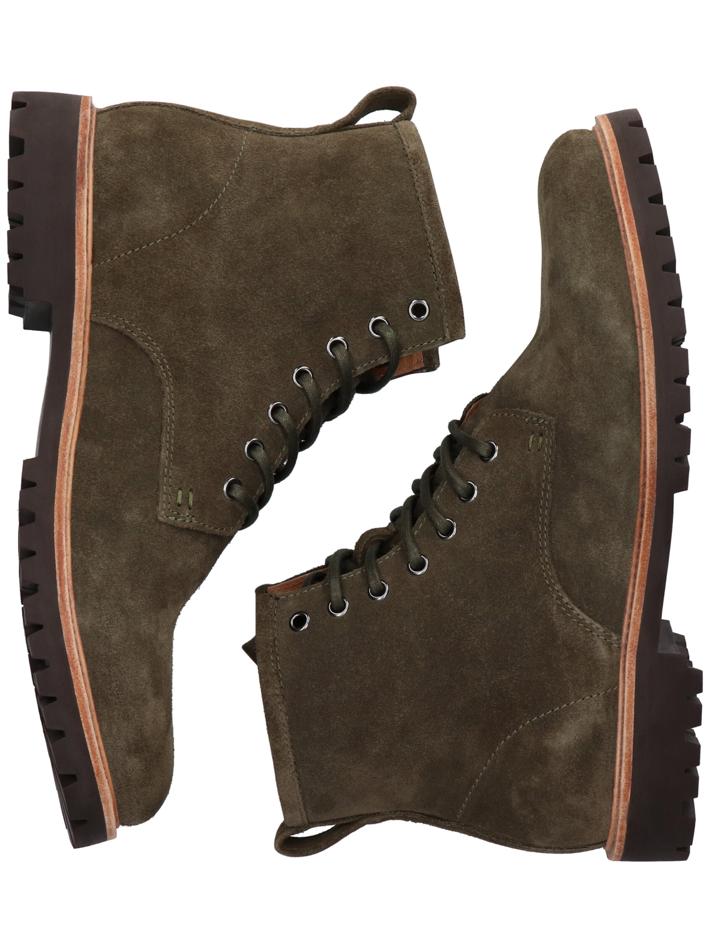 BLACKSTONE - Botas com atacadores 'LOGAN' em verde