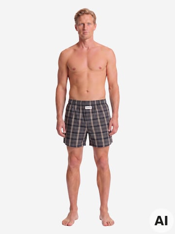 Sugar Pine Boxer ' Mix Karos ' in Blau