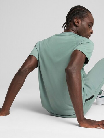 Maglia funzionale 'EVOSTRIPE' di PUMA in verde