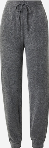 PIECES Tapered Trousers 'PCPIKO' in Grey: front