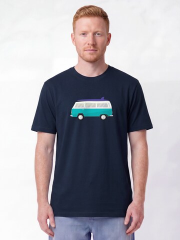 Maglietta 'California Dream' di Watapparel in blu: frontale