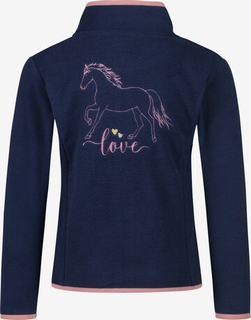 SALT AND PEPPER Fleece Jacket 'Wild Horses' in Blue